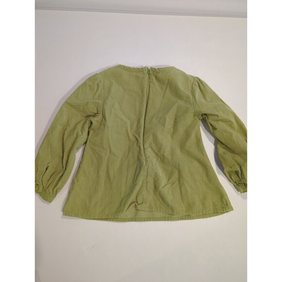 Green corduroy dress/tunic/top for girls size 4 Gymbotee - Picture 6 of 6